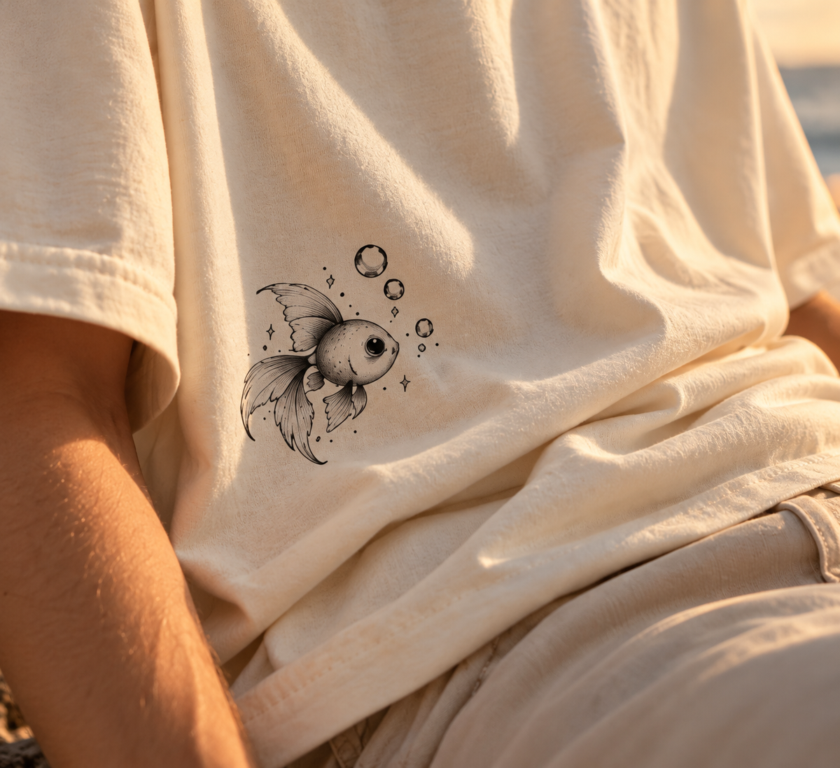 SAVN Oversized T-Shirt White