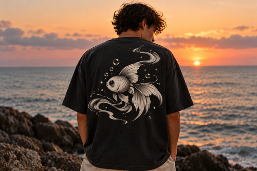 SAVN Oversized T-Shirt Black